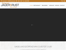 Tablet Screenshot of jagersrust.nl